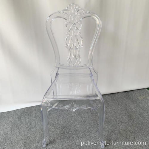 Cadeiras de resina modernas casamento usado branco barato